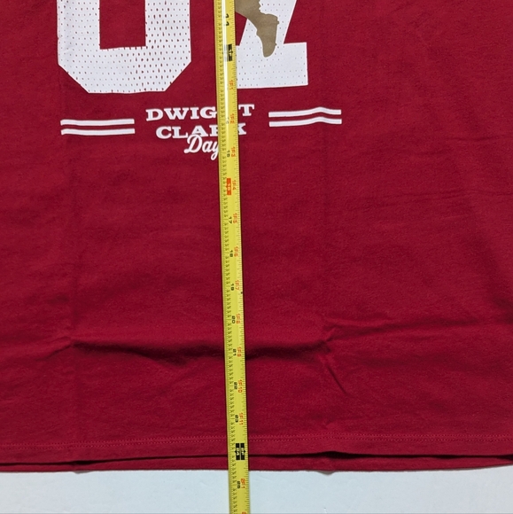 San Francisco 49ers Dwight Clark Day t shirt. Men's XL. Used. LEVI'S used. 87 - Picture 4 of 8
